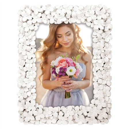 ZEP Blumen                 13x18 Kunstharz Portafoto bian. EE9457