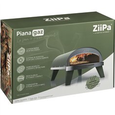 ZiiPa Piana forno a gas per pizza, colore eucaliptus