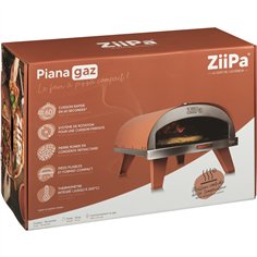 ZiiPa Piana forno a gas per pizza, colore terracotta