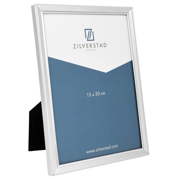 Zilverstad Perlrand silber 15x20 metallo Portafoto schmal 7152231