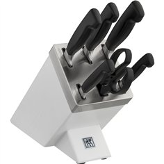 Zwilling Vier Sterne ceppo portacoltelli 7 pz. bianco