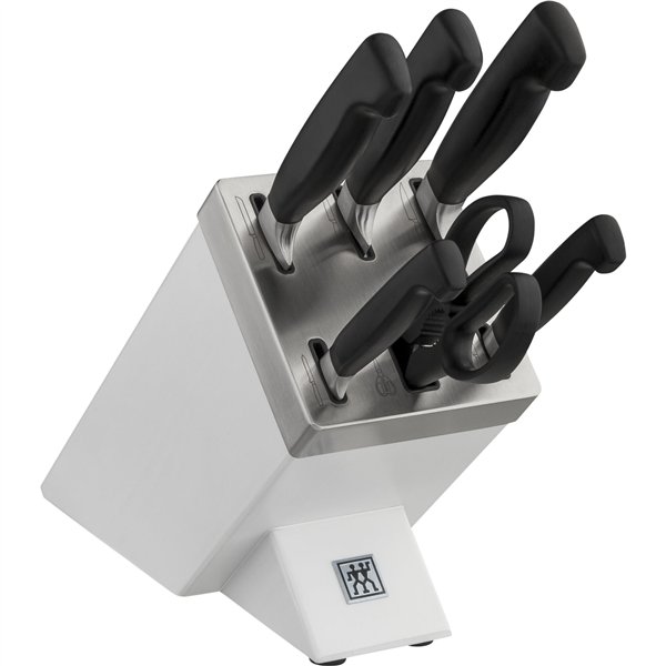 Zwilling Vier Sterne ceppo portacoltelli 7 pz. bianco