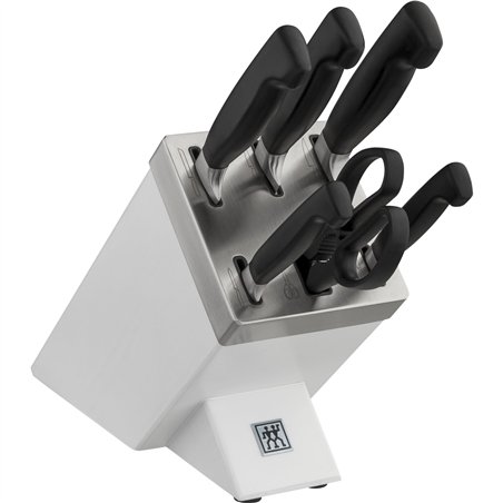 Zwilling Vier Sterne ceppo portacoltelli 7 pz. bianco