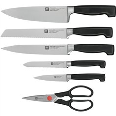 Zwilling Vier Sterne ceppo portacoltelli 7 pz. grigio 2