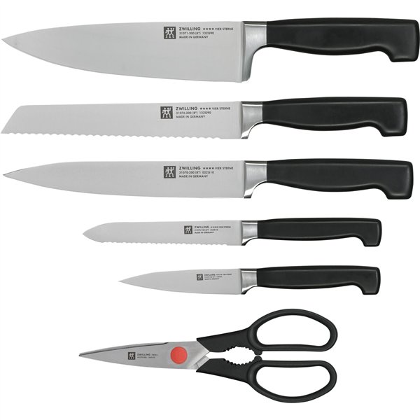 Zwilling Vier Sterne ceppo portacoltelli 7 pz. grigio