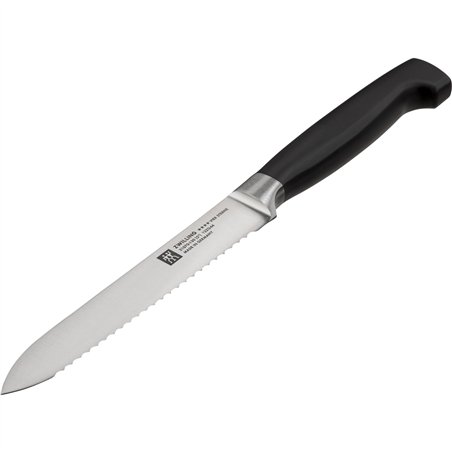 Zwilling Vier Sterne ceppo portacoltelli 7 pz. nero