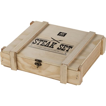 Zwilling set posate da bistecca 12 pz in scatola di legno