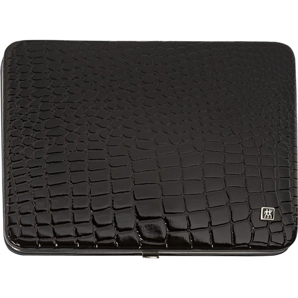 Zwilling set manicure pedicure 10 pz., pelle, nero