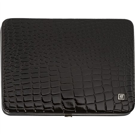 Zwilling set manicure pedicure 10 pz., pelle, nero