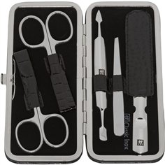 Zwilling set manicure pedicure 5 pz. con tagliaunghie, pelle 2