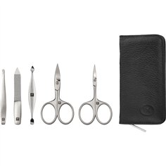 Zwilling set manicure pedicure 5 pz. con tagliaunghie, pelle