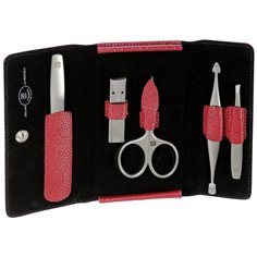 Zwilling set manicure pedicure 5 pz. con tagliaunghie, pelle 2