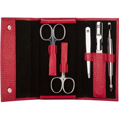 Zwilling Manicure & Pedicure Set 5pcs with Nail Scissors, leather 2