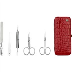 Zwilling Manicure & Pedicure Set 5pcs with Nail Scissors, leather