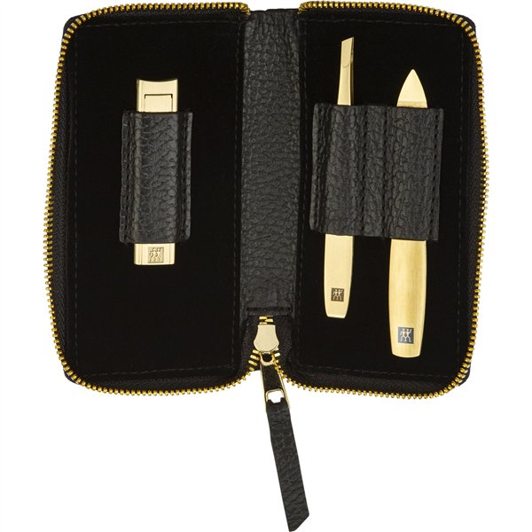 Zwilling Manicure&Pedicure Set 3pcs with Nail Scissors, leather