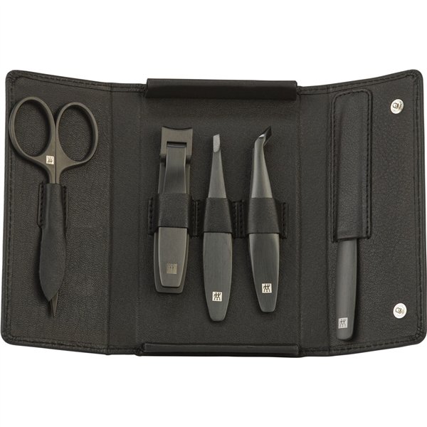Zwilling Maniküre-Set Leder 5tlg. schwarz