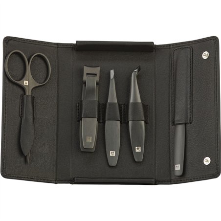Zwilling Maniküre-Set Leder 5tlg. schwarz