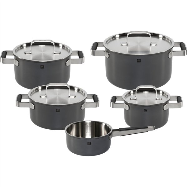 Zwilling Pure Cookware Set 5-pieces 18/10 Grey