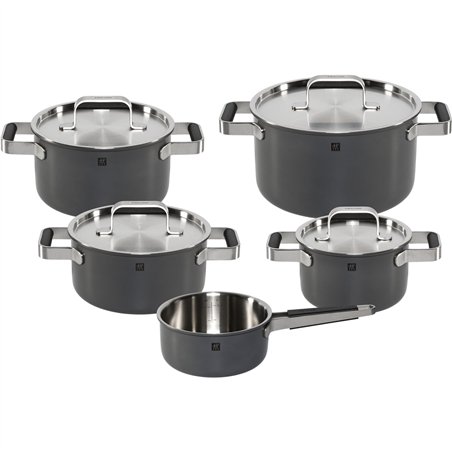 Zwilling Pure Cookware Set 5-pieces 18/10 Grey