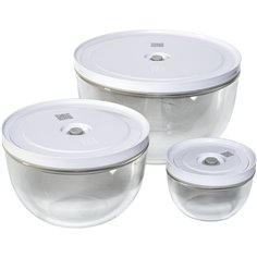 Zwilling Fresh&Save Vakuum Set Bowls Glas 6-tlg.