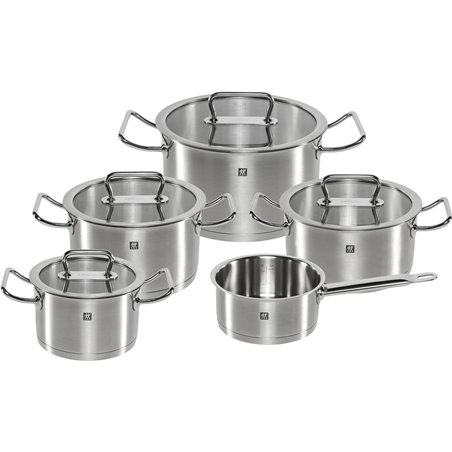 Zwilling Pro Cookware Set 5-piece Stainless Steel silver