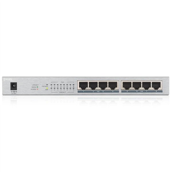 Zyxel GS1008-HP 8-Port Desktop PoE+ Switch
