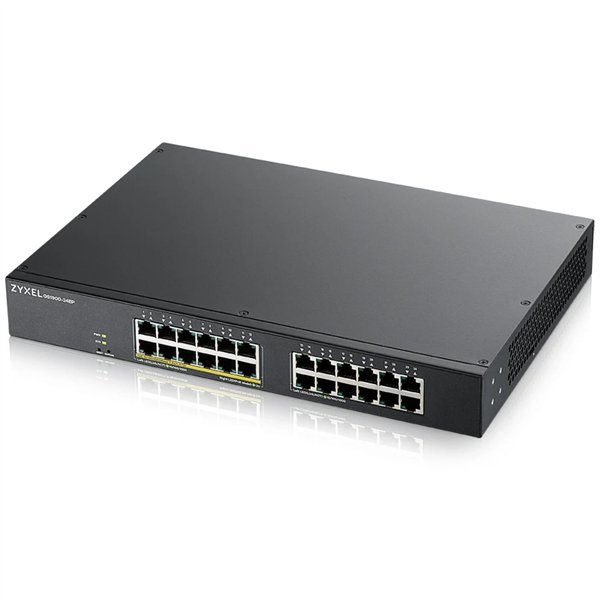 Zyxel GS1900-24EP 24-Port Switch, 12 PoE+ Ports