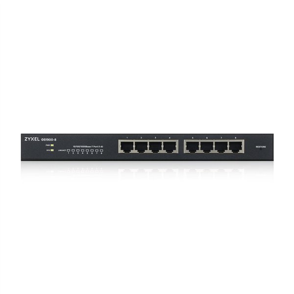 Zyxel GS1900-8 V2 8-Port GbE L2 smart switch