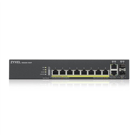 Zyxel GS2220-10HP 8-Port + 2x SFP/Rj45 Gb POE