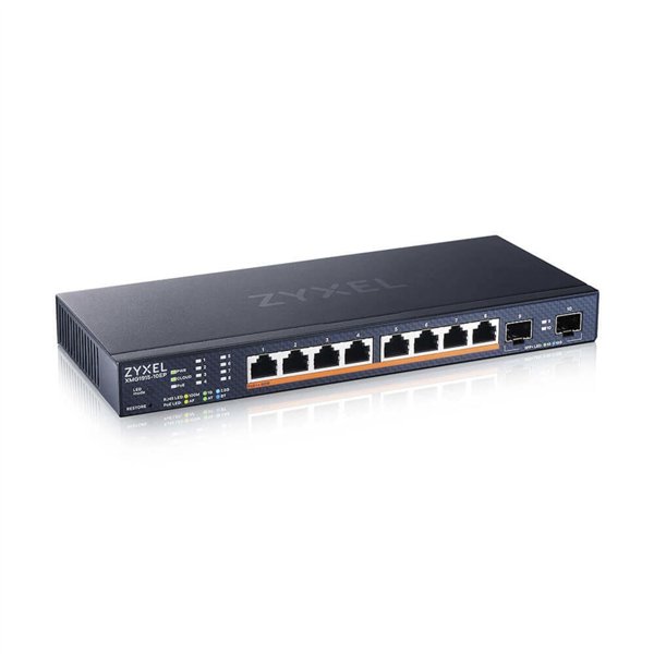Zyxel XMG1915-10EP 8 Port 2.5GbE 2SFP+ 8x PoE++ SmartSwitch