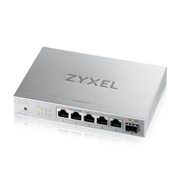 Zyxel XMG-105 5 Ports 10/2,5G MultiGig interrutt. non gestito