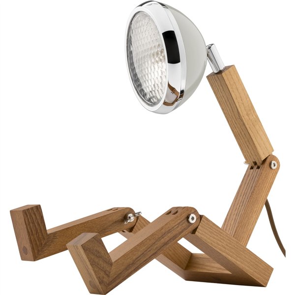 Piffany Mr. Wattson Original lampada da tavolo Nardo grey