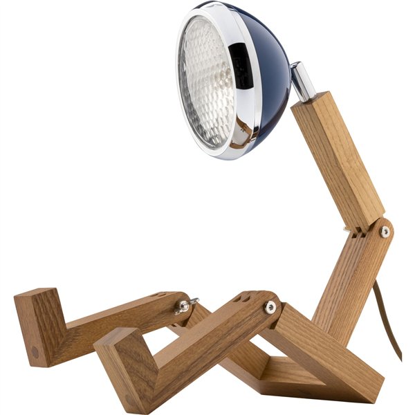 Piffany Mr. Wattson Original lampada da tavolo Cobra blue