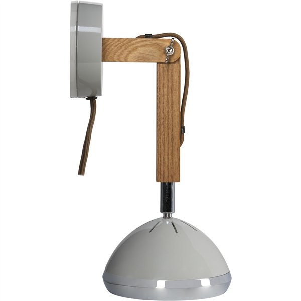 Piffany Mr. Wattson lampada da parete Nardo grey