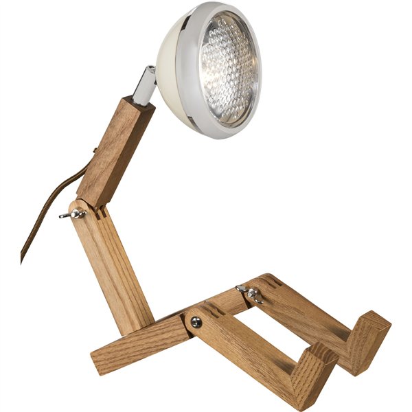 Piffany Mr. Wattson - Mini lampada da tavolo Vintage white