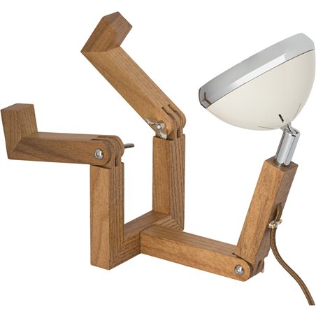 Piffany Mr. Wattson - Mini lampada da tavolo Vintage white