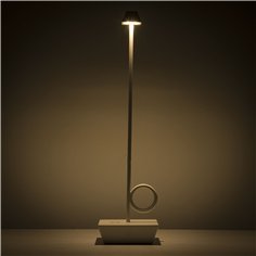 Broggi Lampada Bugia ricaricabile bianca 2