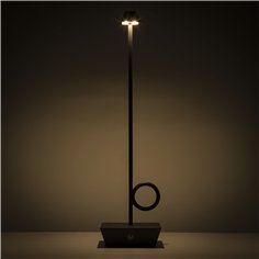 Broggi Lampada Bugia ricaricabile antracite 2