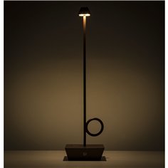 Broggi Lampada Bugia ricaricabile corten 2