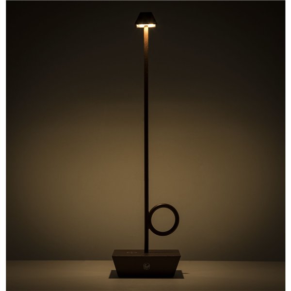 Broggi Lampada Bugia ricaricabile corten