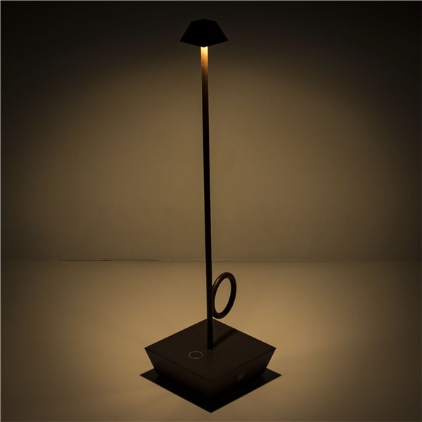 Broggi Lampada Bugia ricaricabile corten