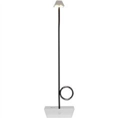 Broggi Lampada Bugia ricaricabile cromata