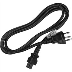 NN Netzkabel Schweiz Typ auf C5 1,8m schwarz