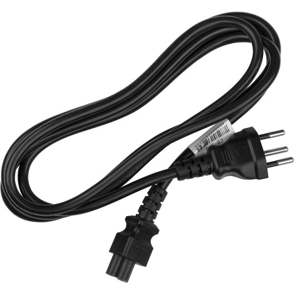 NN Netzkabel Schweiz Typ auf C5 1,8m schwarz