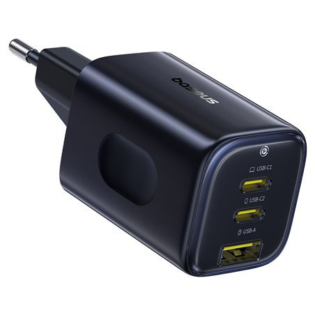 Baseus PicoGo AE11 Fast Charger 2C+U 67W EU Cosmic Black
