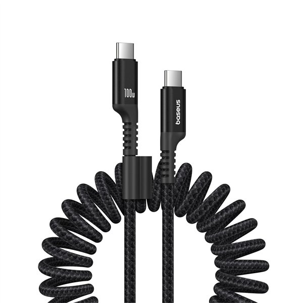 Baseus Fish-Eye Data Cable USB-C to USB-C 100W 1m Black