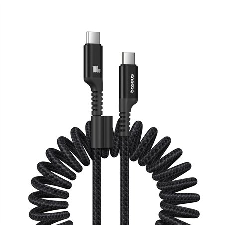 Baseus Fish-Eye Data Cable USB-C to USB-C 100W 1m Black