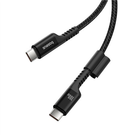 Baseus Fish-Eye Data Cable USB-C to USB-C 100W 1m Black