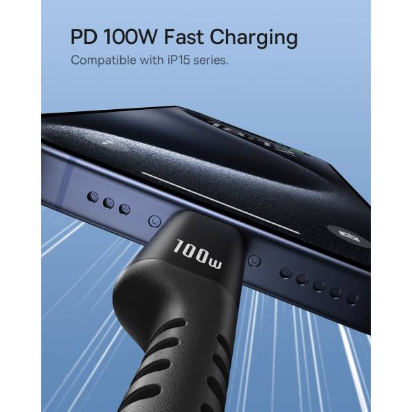 Baseus Fish-Eye Data Cable USB-C to USB-C 100W 1m Black