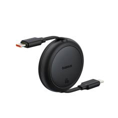 Baseus Free2Pull Mini Charging Cable USB-C USB-C 60W 1m Black 2